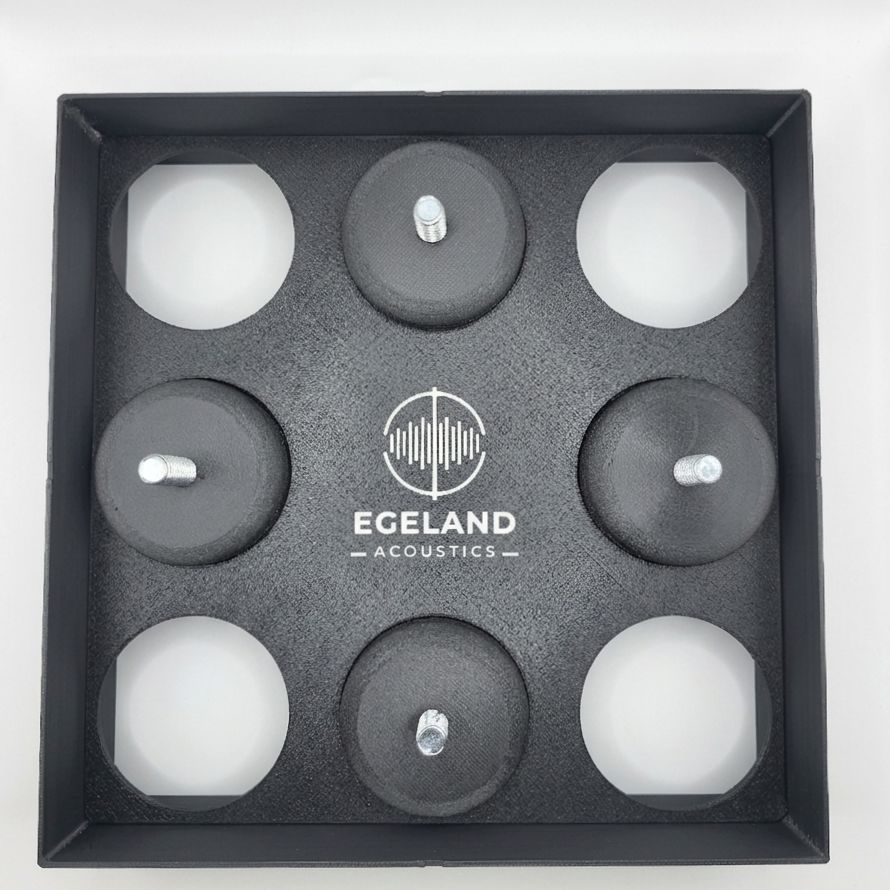 BassGuard Compact dempeføtter (4 eller 8 stk)