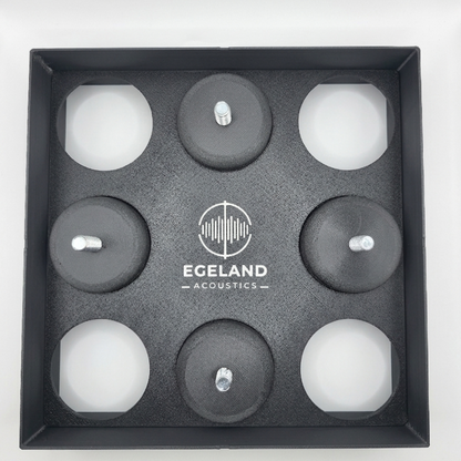 BassGuard Compact dempeføtter (4 eller 8 stk)