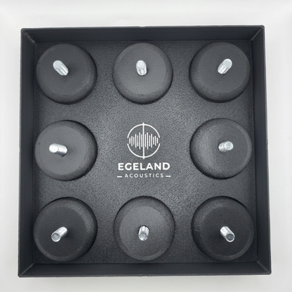 BassGuard Compact dempeføtter (4 eller 8 stk)