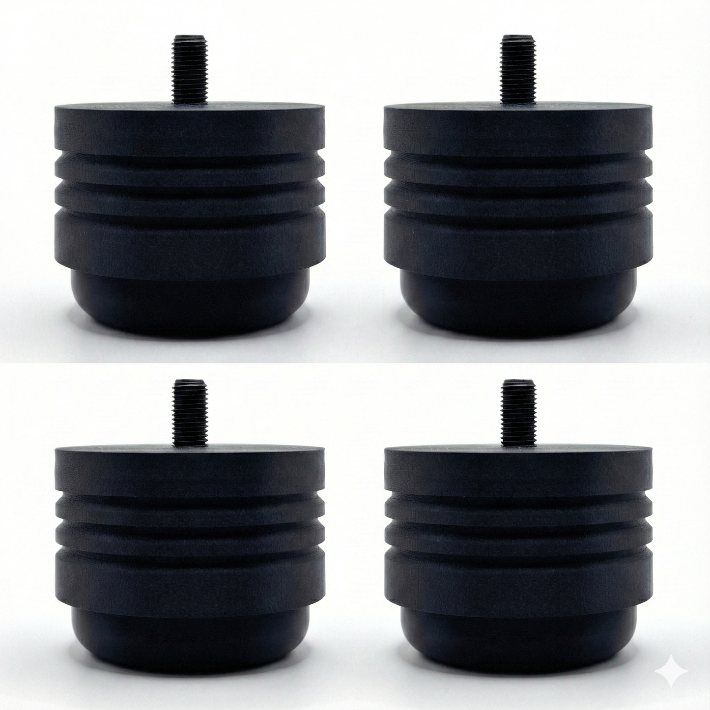 4 x BassGuard Dempeføtter